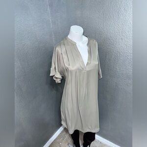 Elegant Beige Women's Dress